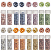 SUNNYCLUE 80G 8 Style Cylinder Seed Beads SEED-SC0001-27-1