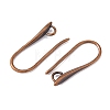 Brass Earring Hooks for Earring Designs KK-M142-02-RS-3