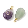 Natural Mixed Stone Pendants PALLOY-JF05973-2