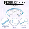 20Pcs Adjustable Korean Waxed Polyester Cord Bracelet Making BJEW-TAC0051-09-3