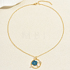 Bohemian Ocean Brass Enamel with Imitaiton Pearl Ring with Starfish and Shell Pendant Necklaces for Women QC9894-5