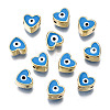 Alloy Enamel Beads PALLOY-Q441-036B-RS-1