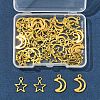 50Pcs 2 Styles Tibetan Style Alloy Charms TIBEP-FS0001-29AG-6