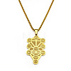 304 Stainless Steel Spiritual Tree of Life Pendant Necklaces FS-WGDE3A4-02-3