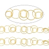 Rack Plating Brass Ring Link Chain CHC-H105-08G-2