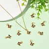 SHEGRACE Brass Micro Pave Cubic Zirconia Charms XGRQ5K654-628G-H-4