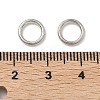 Alloy Soldered Closed Jump Rings X-PALLOY-H039-P-4