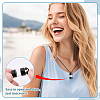 2Pcs 304 Stainless Steel with Clear Glass Column Urn Ashes Bottle Pendant Necklaces NJEW-FG0001-27EB-5