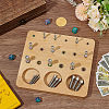 18-hole Wooden Nail Board DIY-WH0671-167-5