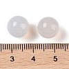 Natural White Agate No Hole Sphere Beads G-K353-04A-18-3