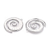 Textured Alloy Big Pendants PALLOY-T091-41P-1
