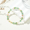 Natural Green Aventurine & Heated Citrine Non-magnetic Synthetic Hematite & Shell Pearl Beaded Bracelets for Women BJEW-JB13895-03-1