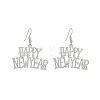 Alloy Acrylic Dangle Earrings FS-WG7C527-02-3