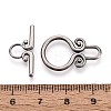 304 Stainless Steel Toggle Clasps PW-WG419A3-02-3