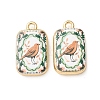 Printed Alloy Pendants AL-CBA7256-16B-G-1