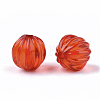 Transparency Acrylic Corrugated Beads X-TACR-Q266-01-2
