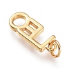 Brass Pendants ZIRC-I048-15G-11-2
