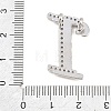 Brass Micro Pave Clear Cubic Zirconia Pendants CU-CBA8481-01P-I-3