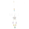 Star Iron Colorful Chandelier Decor Hanging Prism Ornaments HJEW-P012-03P-1