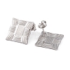 Non-Tarnish 304 Stainless Steel Stud Earrings for Women EJEW-A049-05P-2