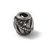 304 Stainless Steel European Beads STAS-H238-09C-AS-1
