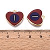 Valentine's Day Printed Alloy Pendants PALLOY-SZC0008-15E-3