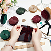 9Rolls 9 Colors Nylon Velvet Ribbon OCOR-PH0036-46-3