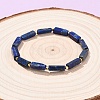 Natural Lapis Lazuli Beads Stretch Bracelets BJEW-F523-04-1