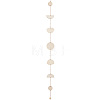 Moon Phase Bohemian Style Wooden Hanging Pendant Decorations HJEW-WH0053-13-1