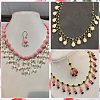 200Pcs 4 Colors Dyed Synthetic Coral Beads CORA-SP0001-22-7