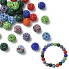 30Pcs Pave Disco Ball Beads RB-YW0001-14H-2