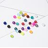 24 Colors Transparent Glass Beads FGLA-JP0001-03-6mm-4