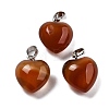 Natural Carnelian Pendants G-J386-H19-P-1