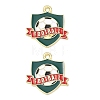 Alloy Enamel Pendants AL-CBAD1A5-01G-G-1