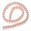 Electroplate Non-magnetic Synthetic Hematite Bead Strands G-Q466-3mm-03-2