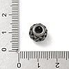 304 Stainless Steel European Beads STAS-H238-09D-AS-3