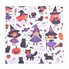 Halloween Witch Pumpkin Ghost Pattern Scrapbooking Paper Pads Set STIC-C010-33B-4