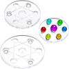 Fingerinspire 3Pcs 3 Style PVC Seven Star Disk AJEW-FG0001-62-1