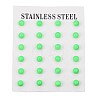304 Stainless Steel Spray Painted Stud Earrings EJEW-H353-07-A-3