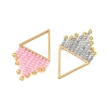 Glass Seed Beads Tassel Pendants PALLOY-MZ01455-2