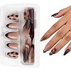 Leopard Print Plastic Full Cover Press On False Nails MRMJ-WH20008-24-8