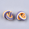 Handmade Polymer Clay Beads X-CLAY-S092-14B-1