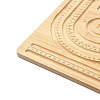 Rectangle Wood Bracelet Design Boards TOOL-YWC0003-04-3