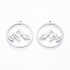 Non-Tarnish 304 Stainless Steel Pendants A-STAS-N090-LA911-1-1