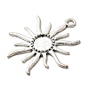 Tibetan Style Alloy Sun Pendant Cabochon Settings LS-X-TIBEP-Q043-079-RS-2