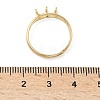 Adjustable Brass Finger Ring Trays for Hanging Pendant KK-K414-03C-G-3