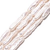 Natural Baroque Stick Pearl Keshi Pearl Beads Strands PEAR-N021-19-01A-2