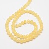 Natural Yellow Jade Bead Strands G-K121-01-12mm-4