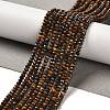 Natural Tiger Eye Beads Strands G-B107-D02-01-1
