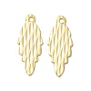 Brass Pendants KK-O143-05G-2